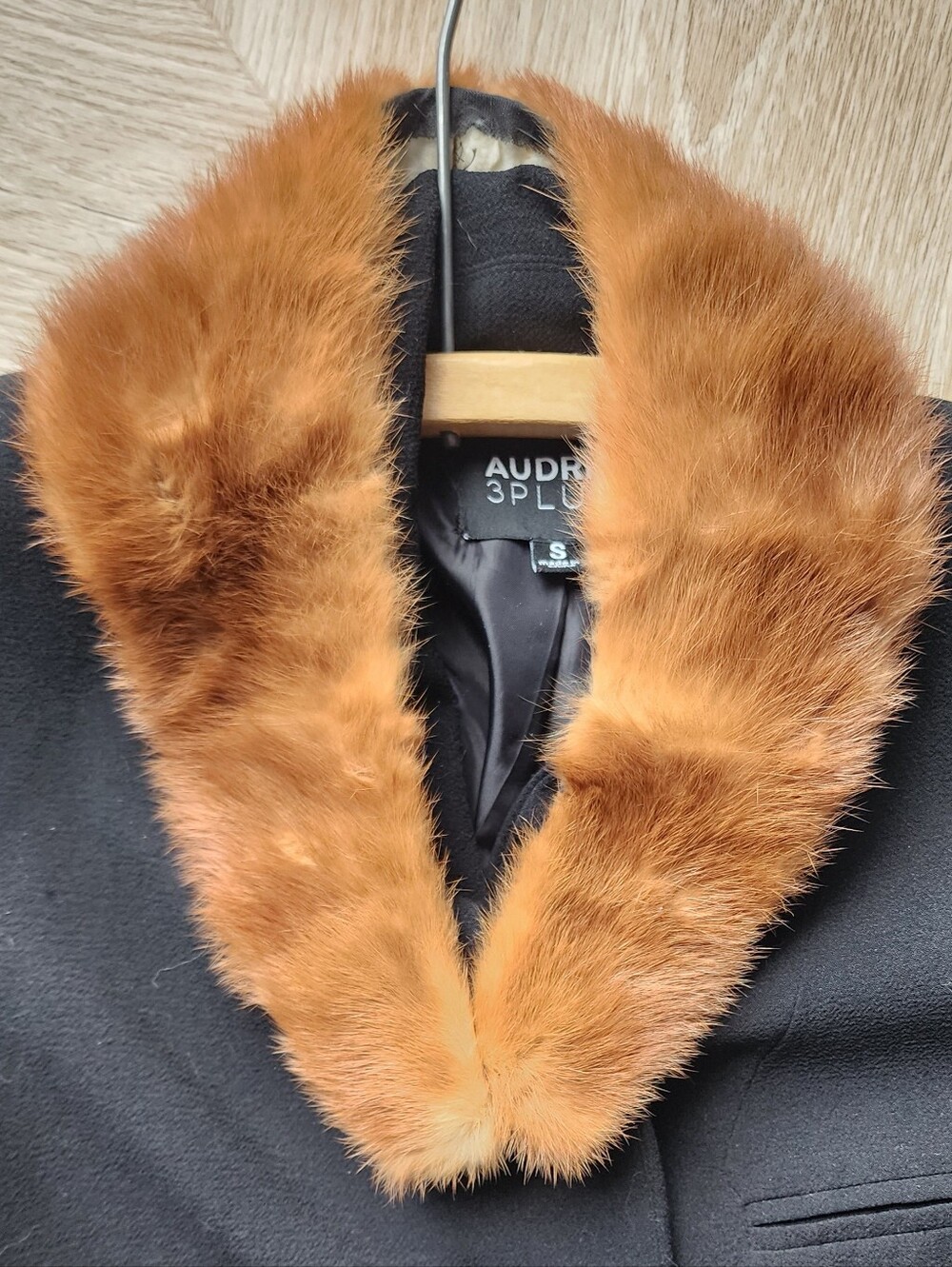 Vintage Genuine Mink Fur Detachable Collar - handmade -70s